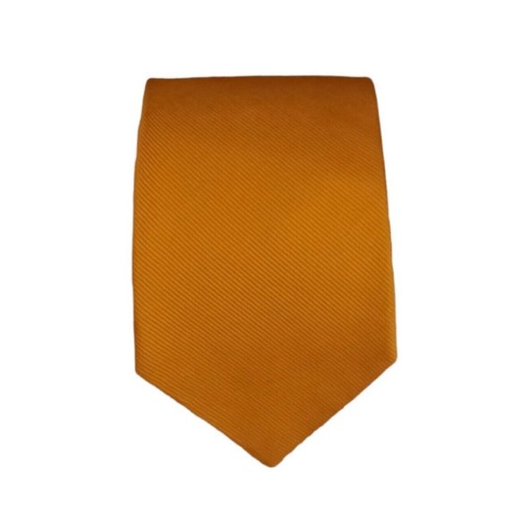 GIORGIO REDAELLI Solid Orange Silk Tie ITALY 60"-3.6" EX COND - Picture 1 of 7